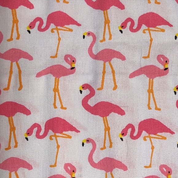 flamingo gift bundle: acrylic stemless wine, dishtowel, 3-D flex straw x20-NWT - Picture 11 of 13